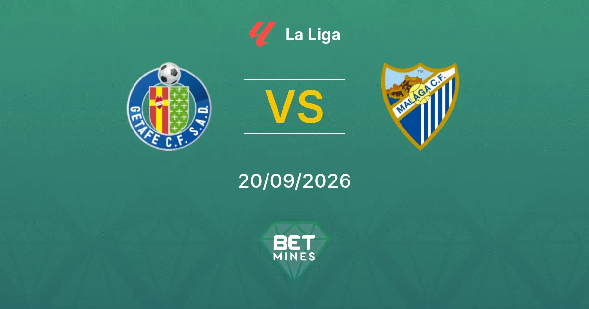 Getafe vs Málaga Pronostico: Anteprima e Analisi della Partita | La Liga 20-09-2026