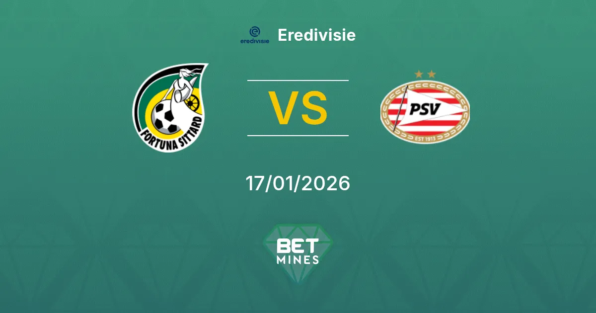 Fortuna Sittard vs PSV Pronostico: Anteprima e Analisi della Partita | Eredivisie 17-01-2026
