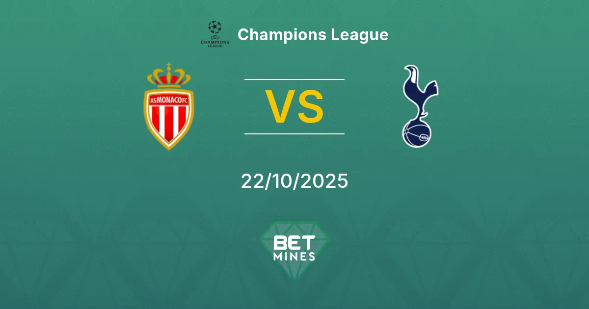 Monaco vs Tottenham Hotspur Pronostico: Analisi e Anteprima Partita | Champions League 22-10-2025