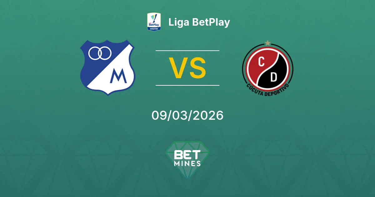 Millonarios x Cúcuta Deportivo Palpite: Prévia e Análise da Partida | Liga BetPlay 09-03-2026