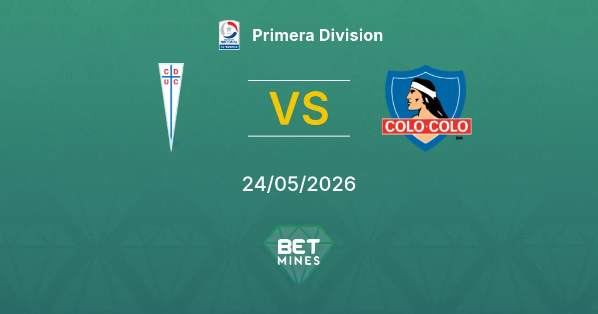 Universidad Católica x Colo-Colo Palpite: Prévia e Análise da Partida | Primera Division 24-05-2026