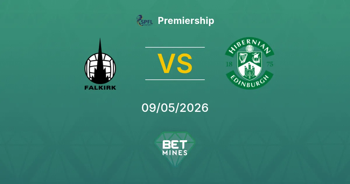 Falkirk vs Hibernian Pronóstico: Previa y Análisis del Partido | Premiership 09-05-2026