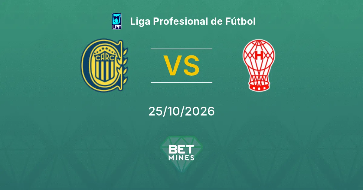 Rosario Central x Huracán Palpite: Prévia e análise da partida | Liga Profesional de Fútbol 25-10-2026