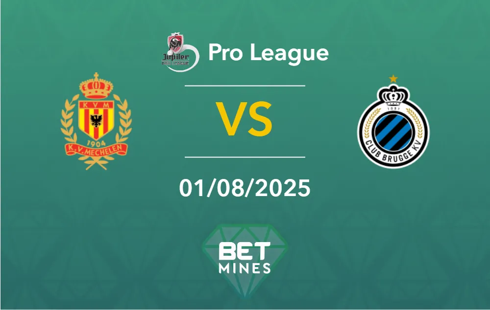 Pronostic Malines vs Club Bruges : Présentation et Analyse du Match | Jupiler Pro League - 2e journée