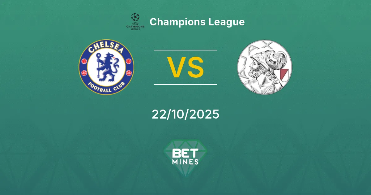 Chelsea vs Ajax Pronostico: Anteprima e Analisi della Partita | Champions League 22-10-2025