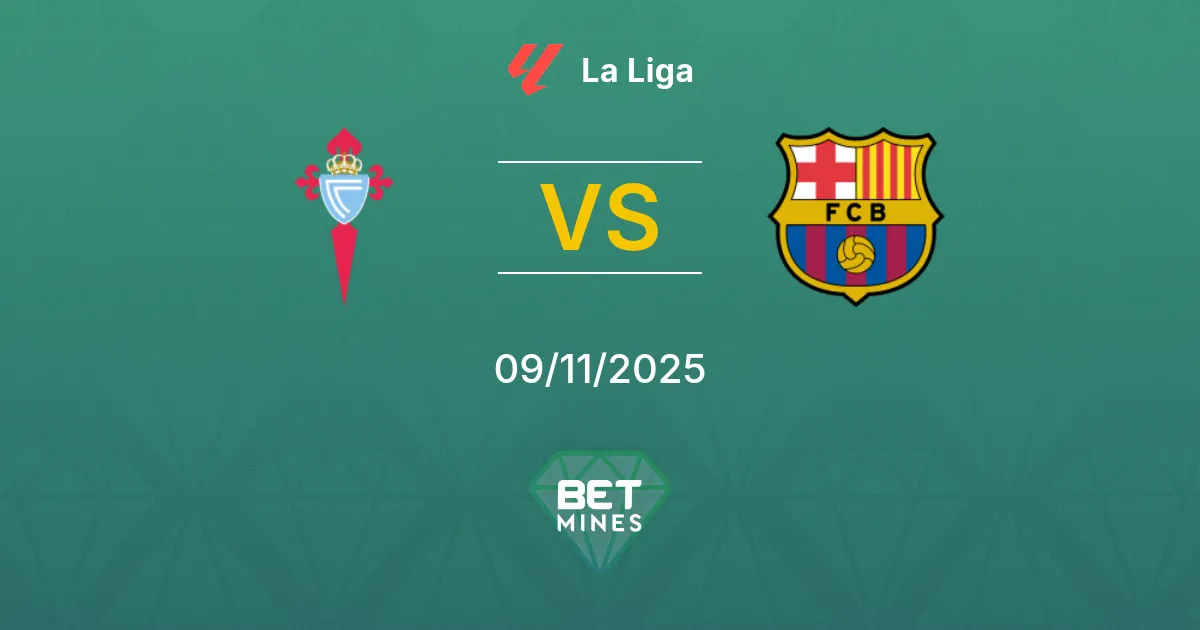 Celta de Vigo vs FC Barcelona Prediction: Match Preview and Analysis | La Liga 09-11-2025