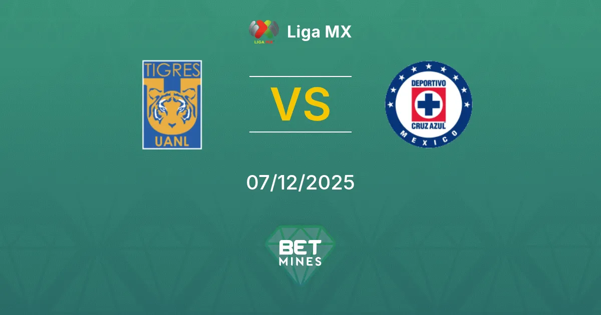 Tigres UANL vs Cruz Azul Prediction: Match Preview and Analysis | Liga MX 07-12-2025