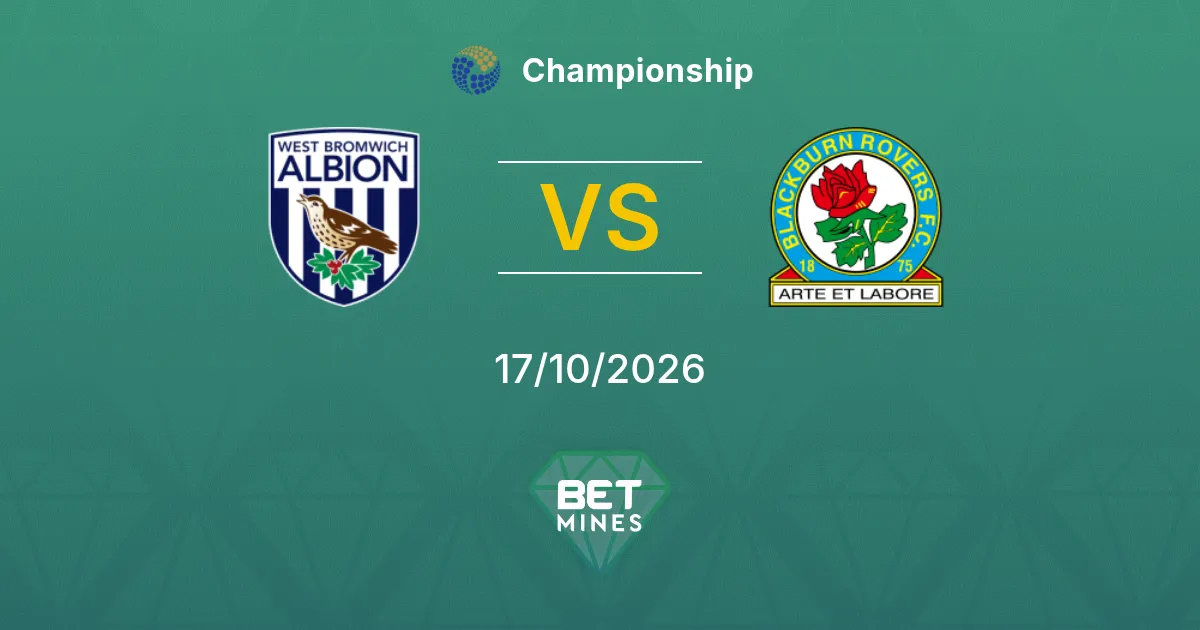 West Bromwich Albion vs Blackburn Rovers