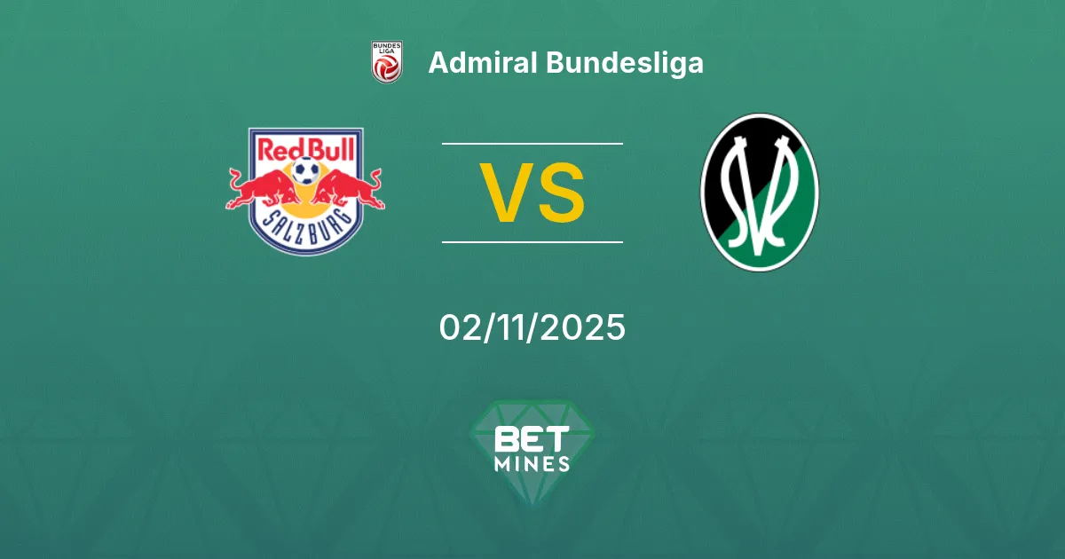 Salzburg vs Ried Prediction: Match Preview and Analysis | Admiral Bundesliga 02-11-2025