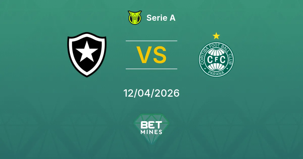 Botafogo vs Coritiba Pronóstico: Previa y Análisis del Partido | Serie A 12-04-2026