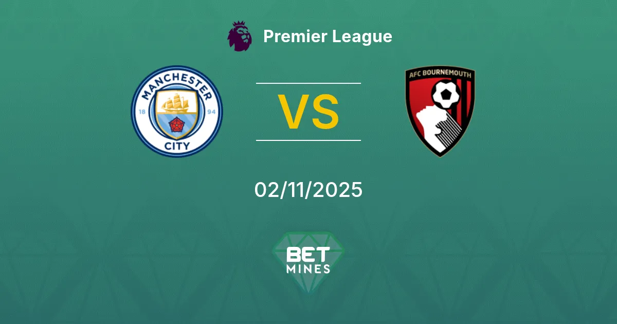 Manchester City vs AFC Bournemouth Prediction: Match Preview and Analysis | Premier League 02-11-2025