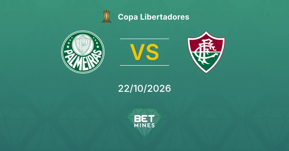 Palmeiras vs Fluminense Pronostic : avant-match et analyse | Copa Libertadores 22-10-2026