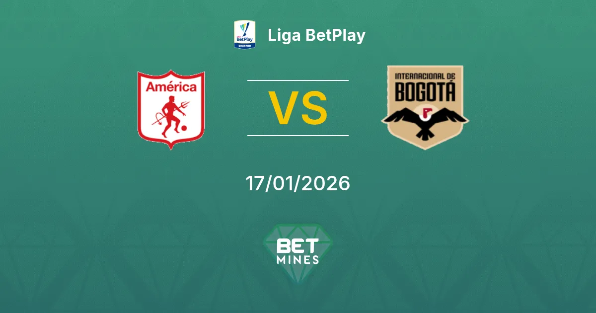 América de Cali vs Internacional de Bogotá Prediction: Match Preview and Analysis | Liga BetPlay 17-01-2026