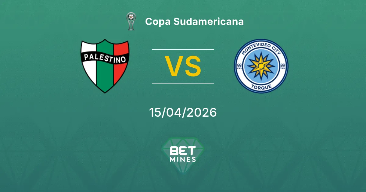 Palestino vs Montevideo City Torque Pronóstico: Previa y Análisis del Partido | Copa Sudamericana 15-04-2026