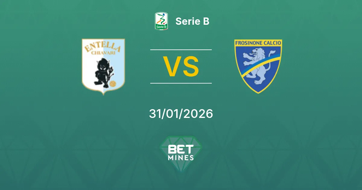 Virtus Entella vs Frosinone Prediction: Match Preview and Analysis | Serie B 31-01-2026