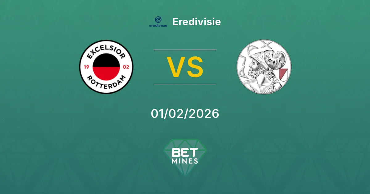 Excelsior vs Ajax Prediction: Match Preview and Analysis | Eredivisie 01-02-2026