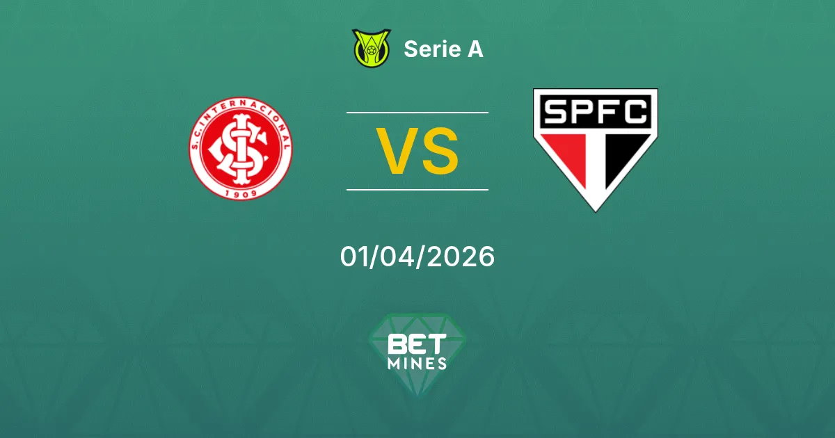 Internacional vs São Paulo Pronostico: Anteprima e Analisi della Partita | Serie A 01-04-2026