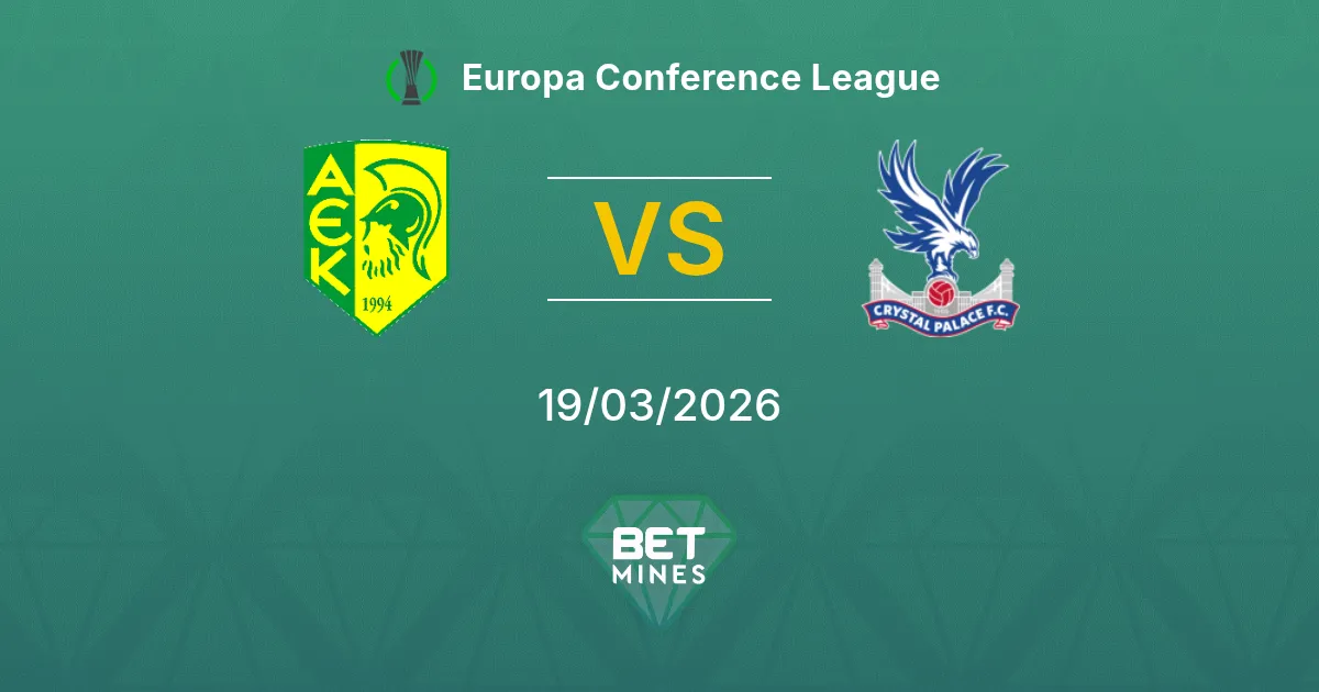 AEK Larnaca vs Crystal Palace Prediction: Match Preview and Analysis | Europa Conference League 19-03-2026