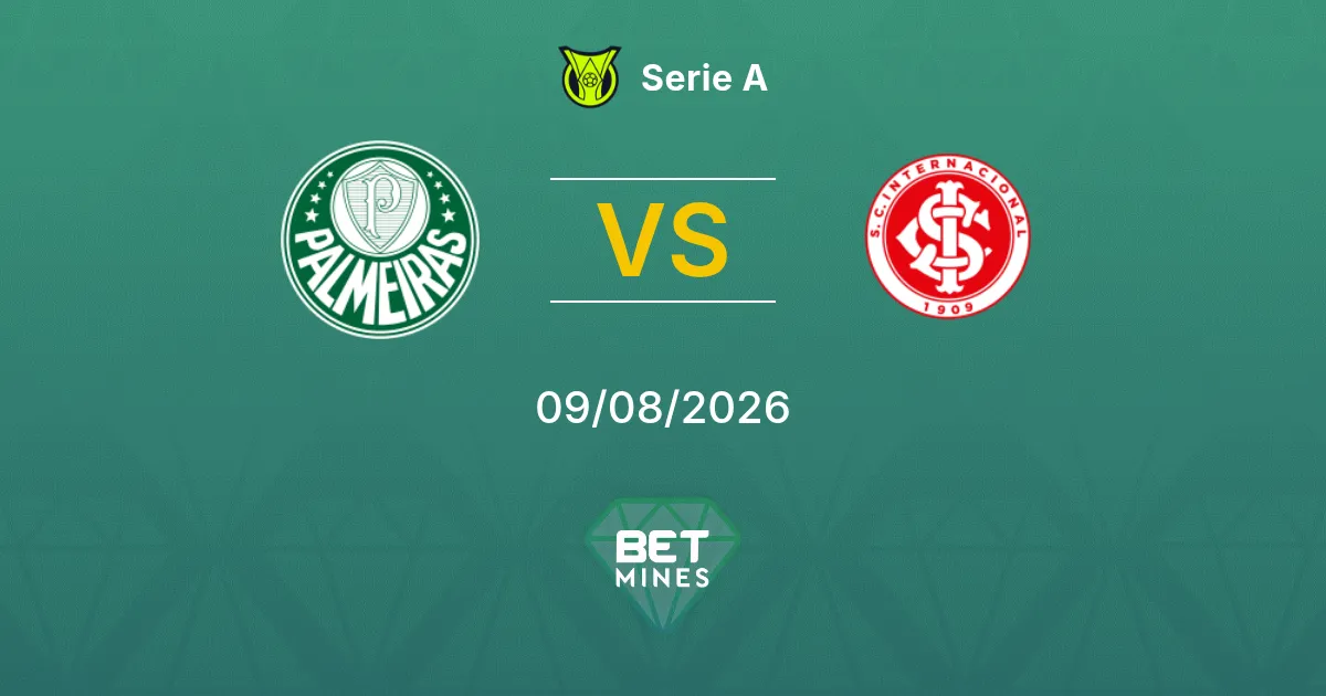 Palpite Palmeiras x Internacional: Prévia e Análise da Partida | Série A 09-08-2026