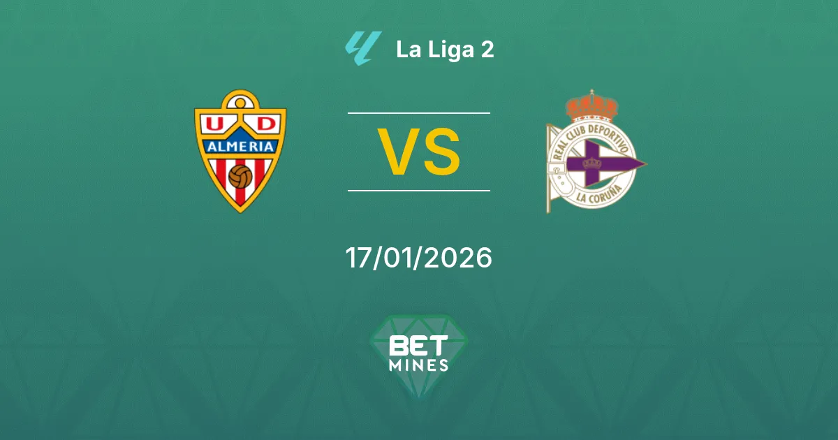 Almería vs Deportivo La Coruña Pronostico: Anteprima e Analisi della Partita | La Liga 2 17-01-2026