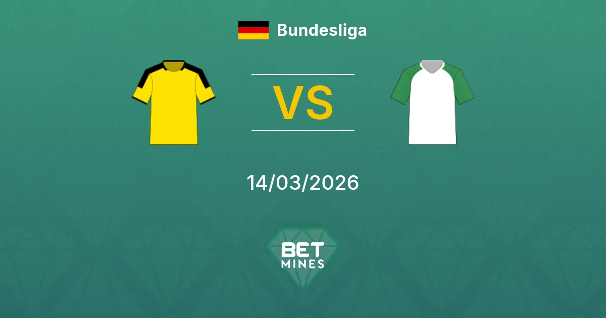 Borussia Dortmund vs FC Augsburg Pronóstico: Previa y Análisis del Partido | Bundesliga 14-03-2026