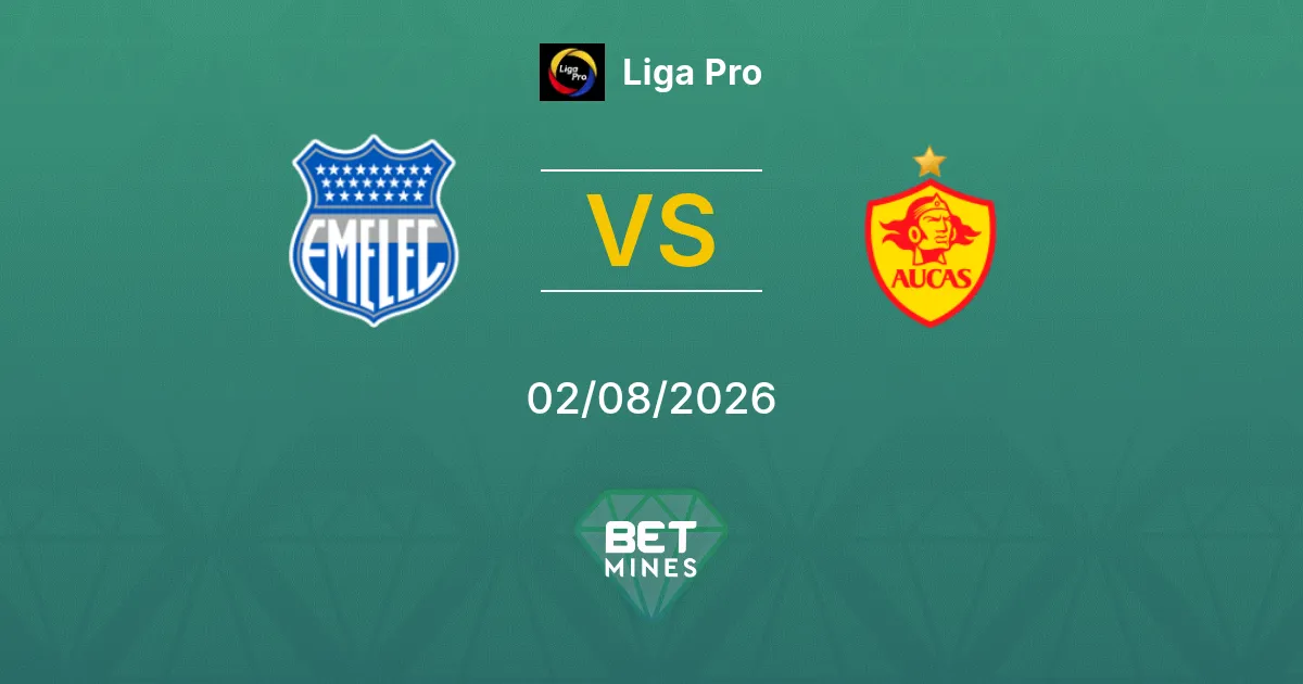 Palpite Emelec x Aucas: Prévia e Análise da Partida | Liga Pro 02-08-2026