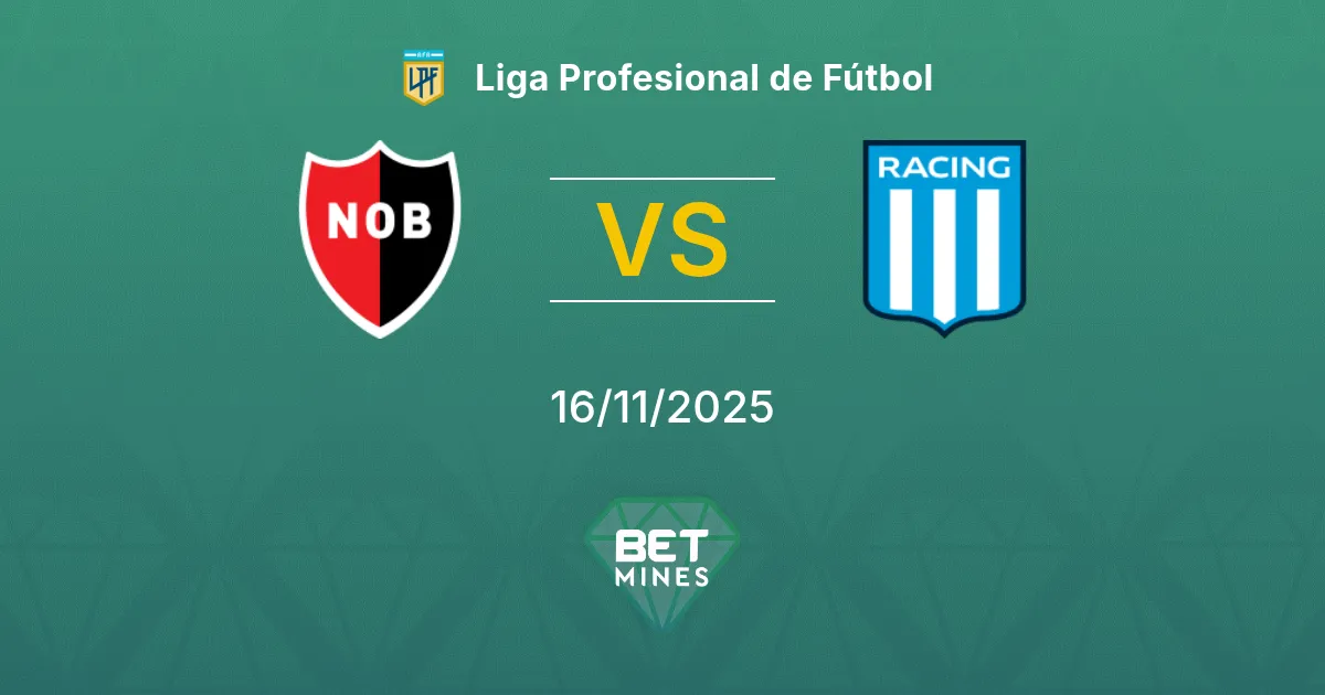 Newell's Old Boys vs Racing Club Pronostic : Aperçu et Analyse du Match | Liga Profesional de Fútbol 16-11-2025