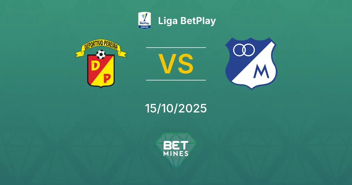 Deportivo Pereira vs Millonarios Pronostico: Anteprima e Analisi della Partita | Liga BetPlay 15-10-2025