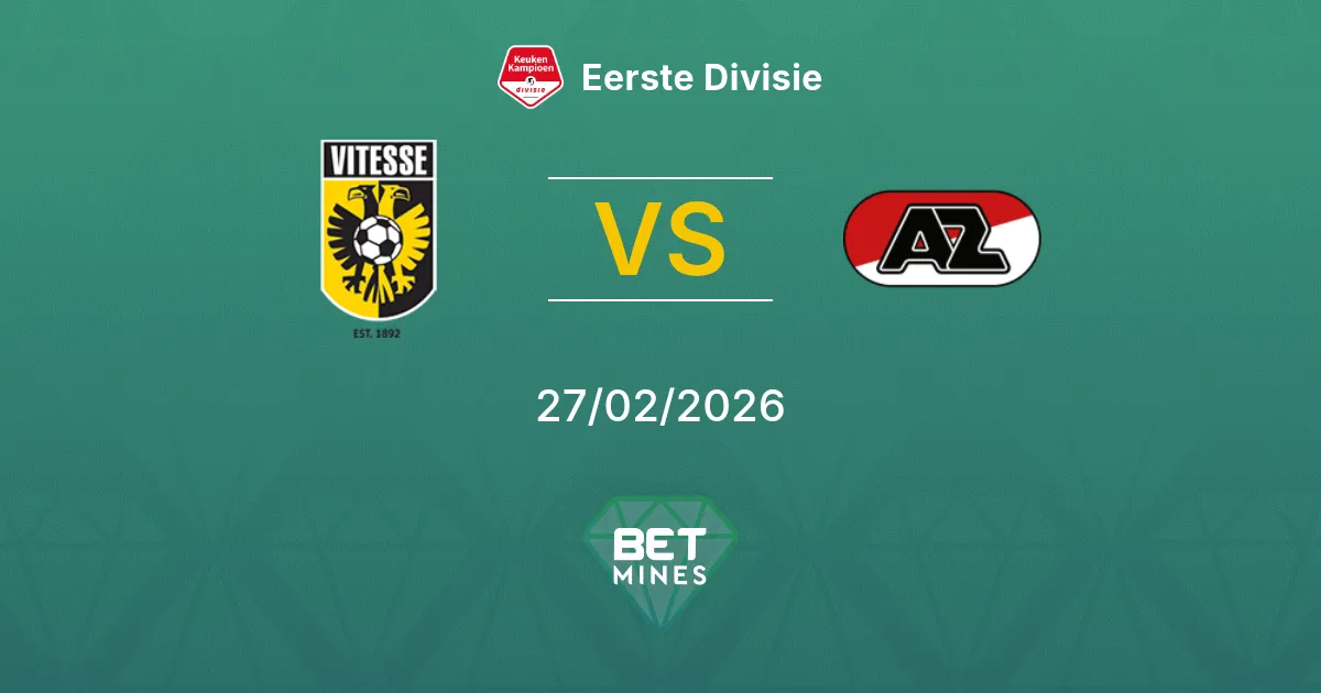 Vitesse vs Jong AZ Pronostic : Aperçu et Analyse du Match | Eerste Divisie 27-02-2026