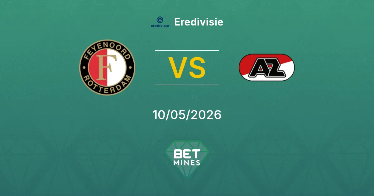 Feyenoord vs AZ Pronóstico: Previa del Partido y Análisis | Eredivisie 10-05-2026