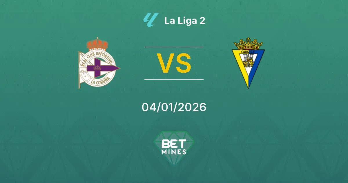 Deportivo La Coruña vs Cádiz Pronostico: Anteprima e Analisi della Partita | La Liga 2 04-01-2026
