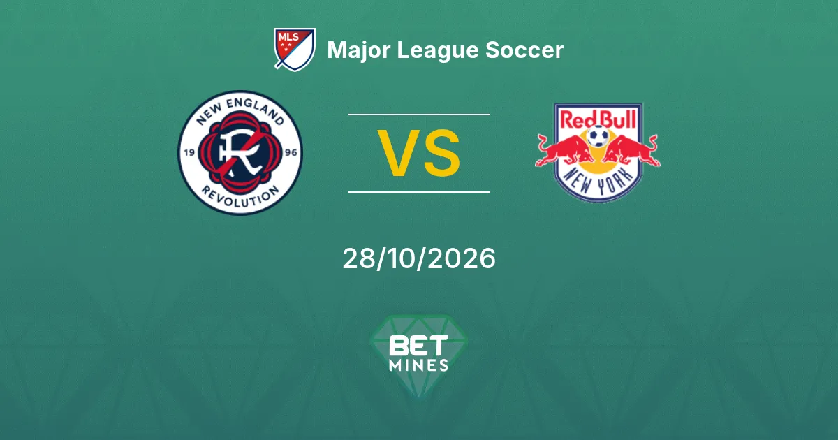 New England x New York RB Palpite: prévia e análise da partida | Major League Soccer 28-10-2026