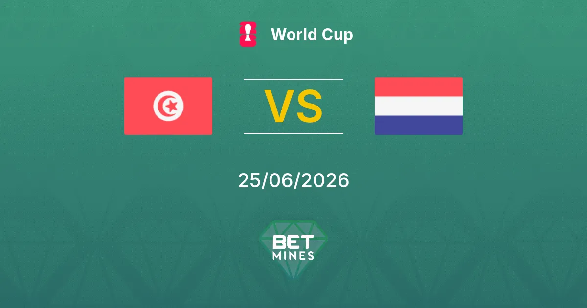 Tunisia vs Paesi Bassi Pronostico: Anteprima e Analisi della Partita | Coppa del Mondo 25-06-2026