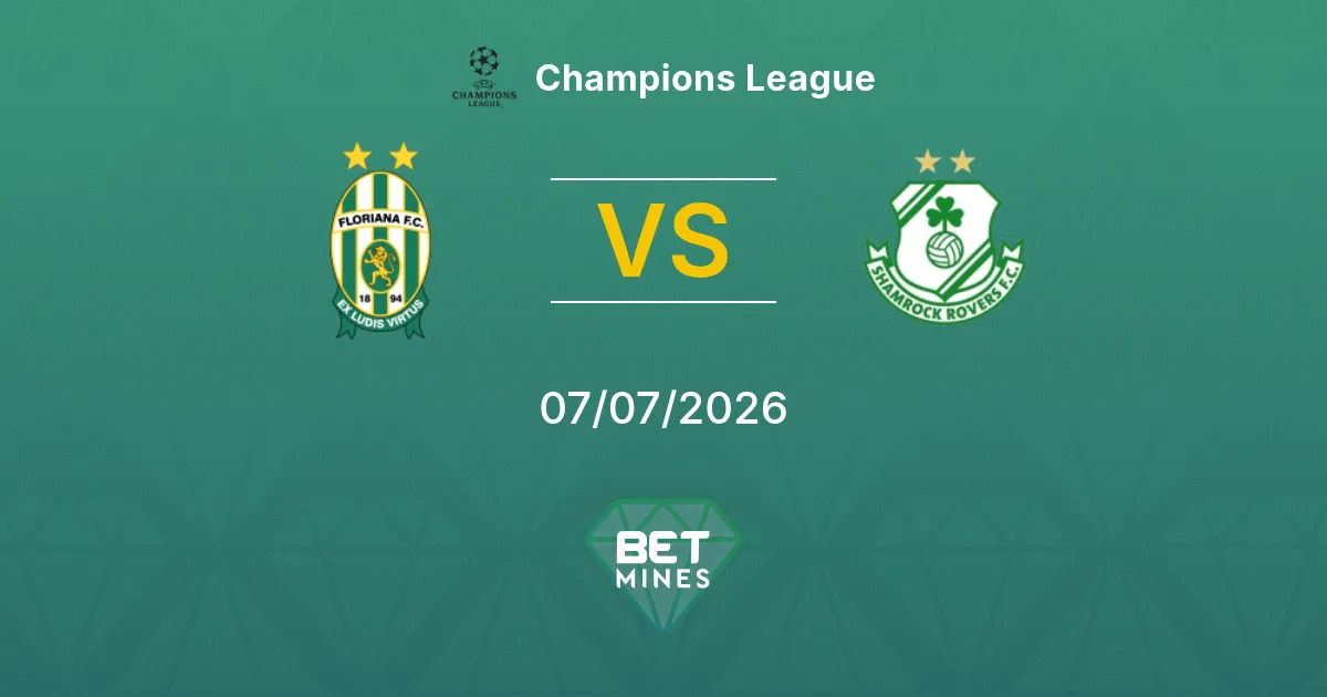 Floriana vs Shamrock Rovers Pronóstico: Previa y Análisis del Partido | Champions League 07-07-2026