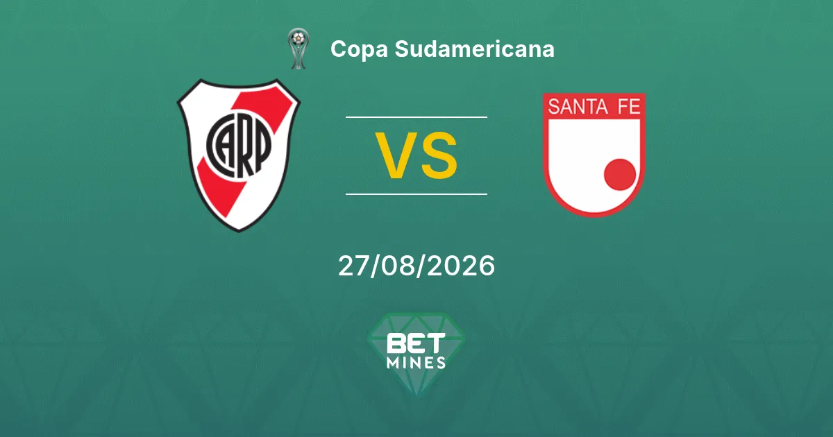 River Plate vs Santa Fe Pronóstico: Previa y Análisis del Partido | Copa Sudamericana 27-08-2026