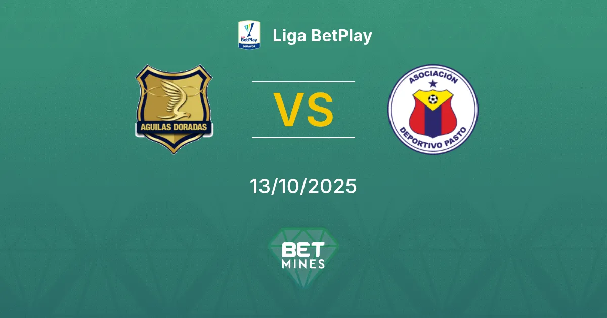 Rionegro Águilas vs Deportivo Pasto Pronostic : Aperçu du Match et Analyse | Liga BetPlay 13-10-2025