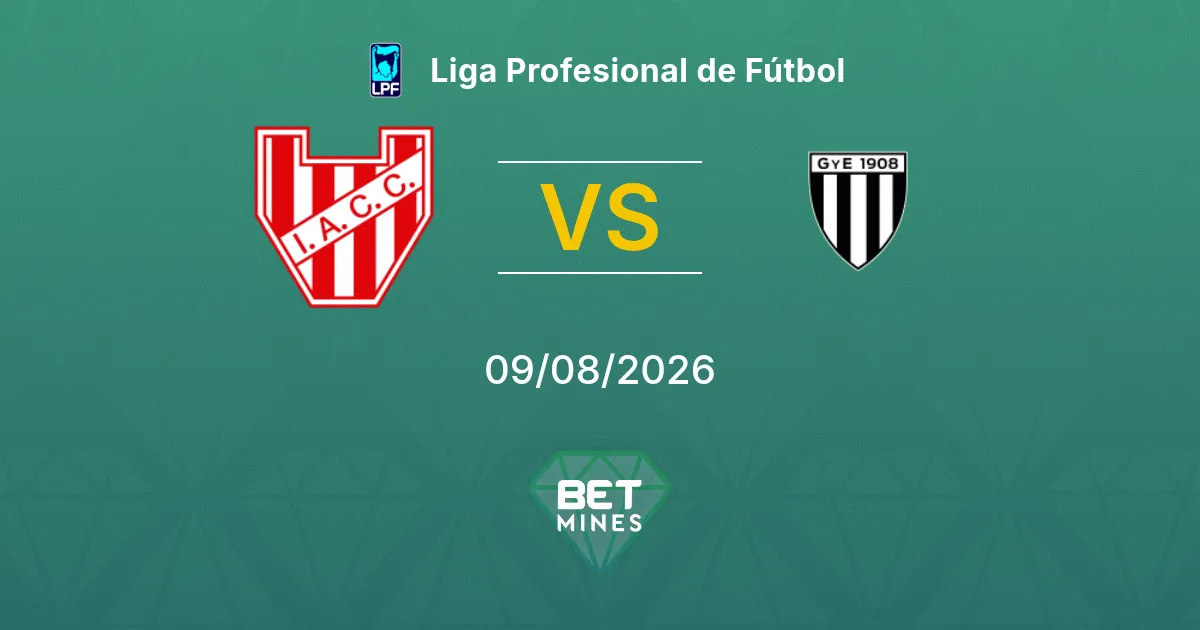 Palpite Instituto x Gimnasia y Esgrima Mendoza: Prévia e análise da partida | Liga Profesional de Fútbol 09-08-2026