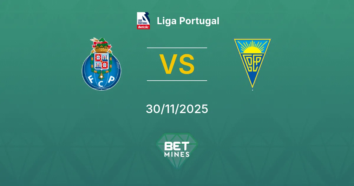 Porto vs Estoril Prediction: Match Preview and Analysis | Liga Portugal 30-11-2025