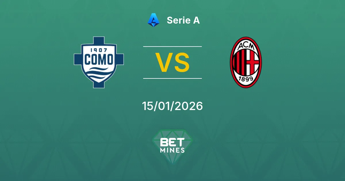 Como vs AC Milan Pronostico: Anteprima e Analisi della Partita | Serie A 15-01-2026