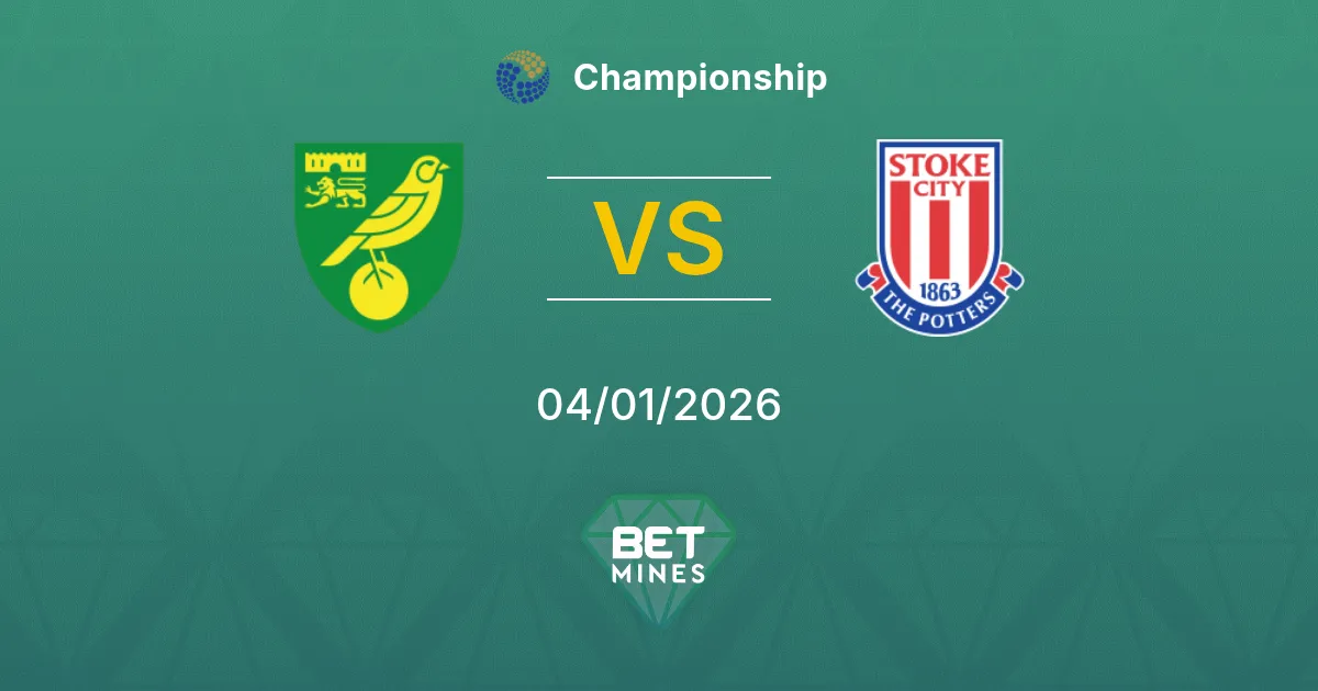 Norwich City vs Stoke City Pronostico: Anteprima e Analisi della Partita | Championship 04-01-2026