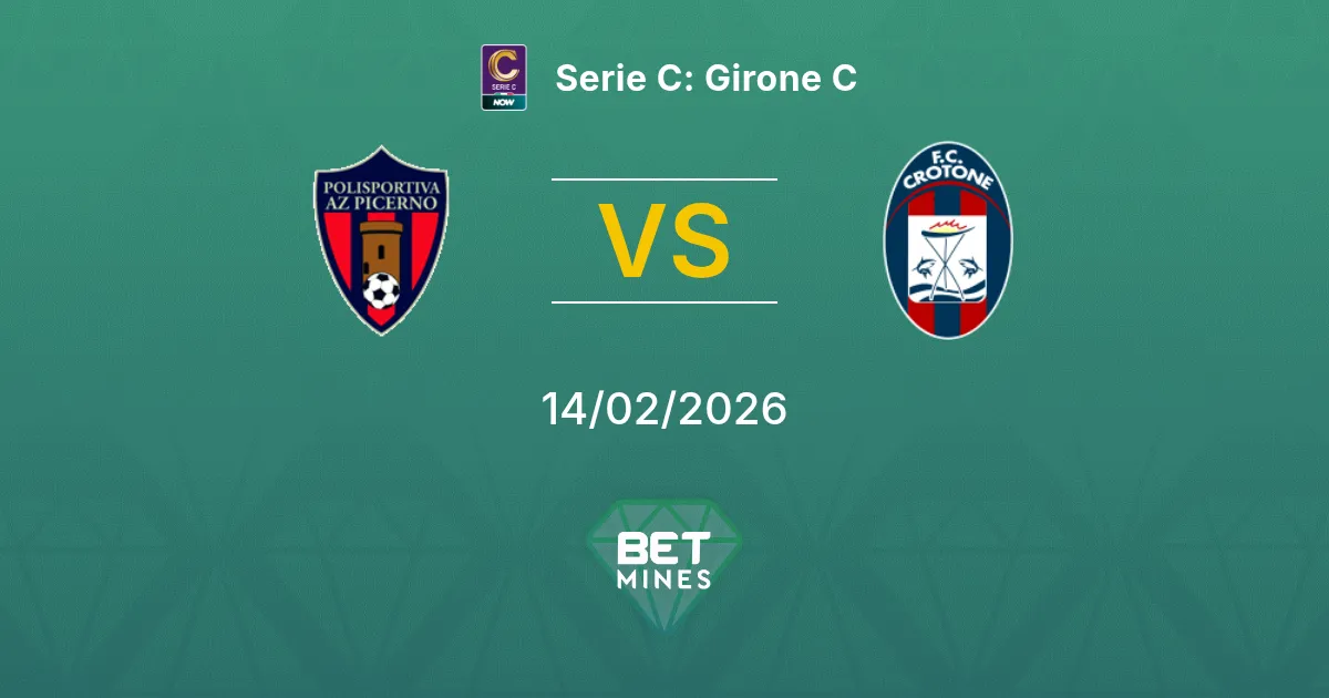 Picerno vs Crotone Prediction: Match Preview and Analysis | Serie C: Girone C 14-02-2026