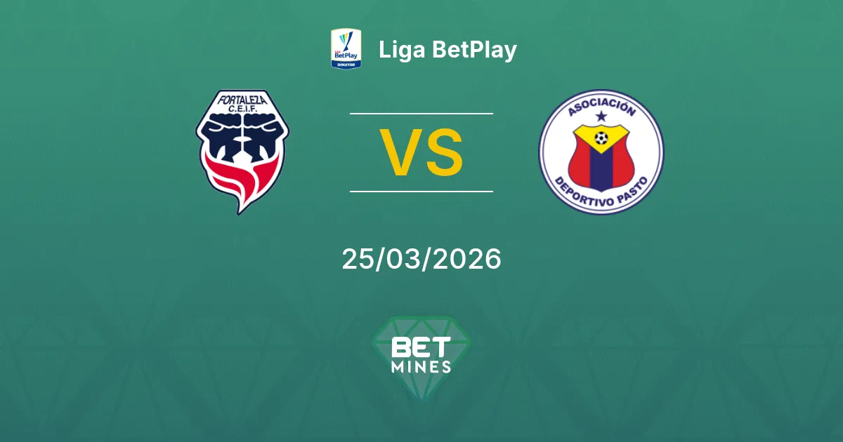 Fortaleza CEIF vs Deportivo Pasto Prediction: Match Preview and Analysis | Liga BetPlay 25-03-2026