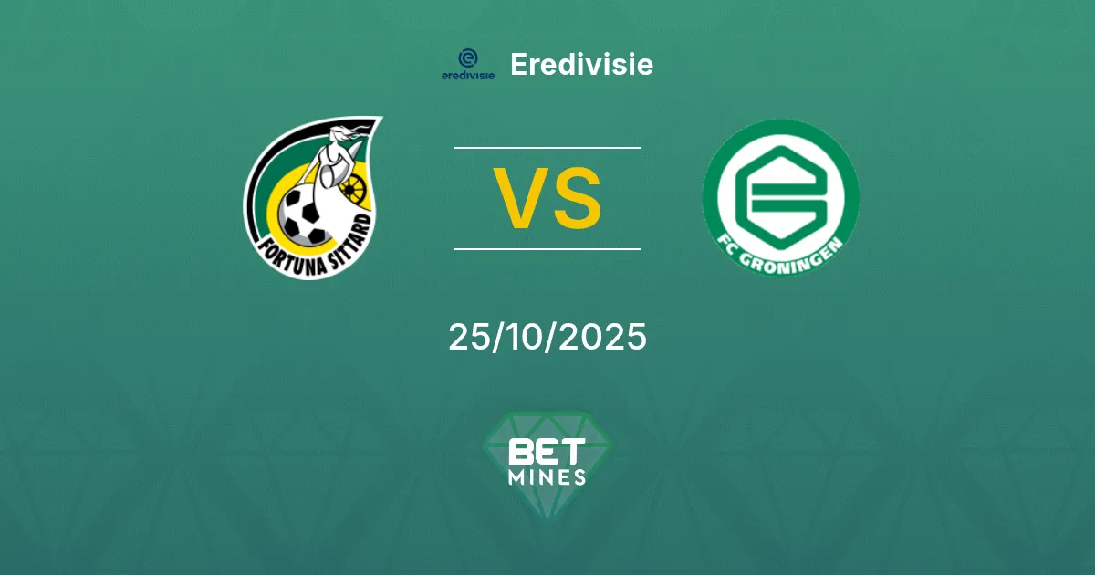 Fortuna Sittard vs FC Groningen Pronostico: Anteprima e Analisi della Partita | Eredivisie 25-10-2025