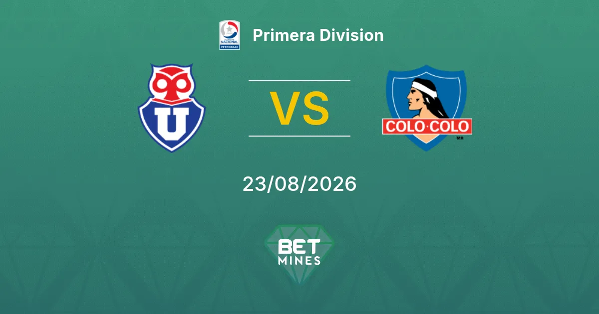 Palpite Universidad de Chile x Colo-Colo: Prévia e Análise da Partida | Primera División 23-08-2026