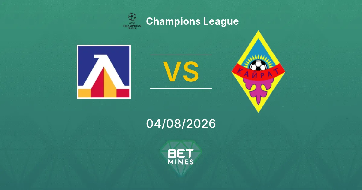 Pronóstico Levski Sofia vs Kairat: Previa y Análisis del Partido | Champions League 04-08-2026