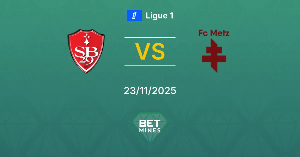 Brest vs Metz Prediction: Match Preview and Analysis | Ligue 1 23-11-2025