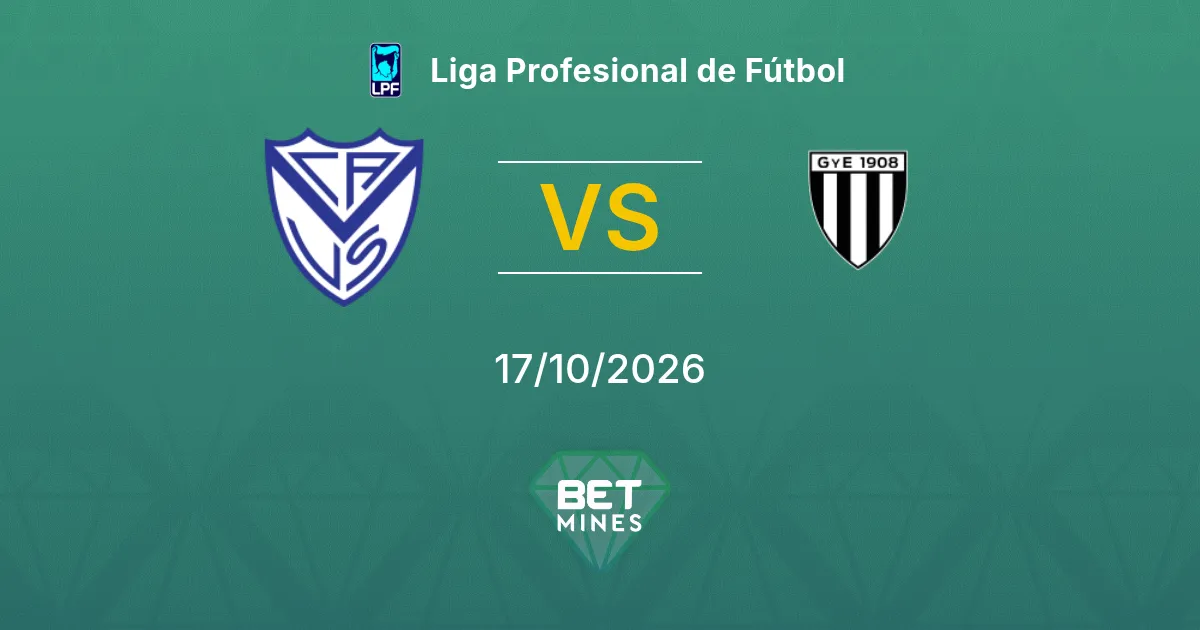 Vélez Sarsfield x Gimnasia y Esgrima Mendoza Palpite: Prévia e análise da partida | Liga Profesional de Fútbol 17-10-2026