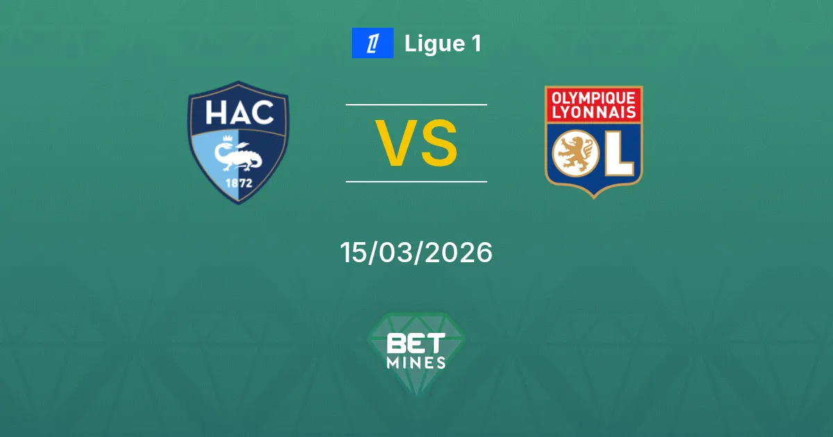 Le Havre vs Olympique Lyonnais Prediction: Match Preview and Analysis | Ligue 1 15-03-2026