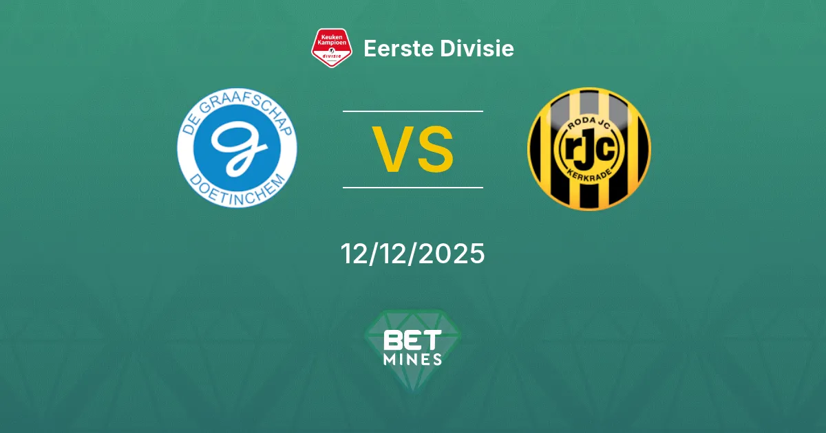 De Graafschap vs Roda JC Kerkrade Pronostico: Anteprima e Analisi della Partita | Eerste Divisie 12-12-2025