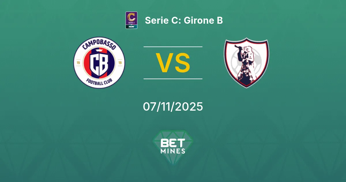 Campobasso vs Sambenedettese Pronostico: Anteprima e Analisi della Partita | Serie C: Girone B 07-11-2025